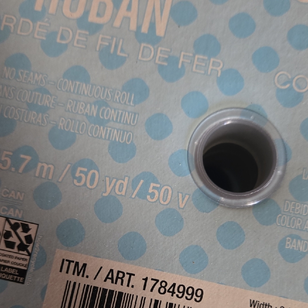Kirkland Signature Black Ribbon with White Polka Dots - Picture 8 of 8
